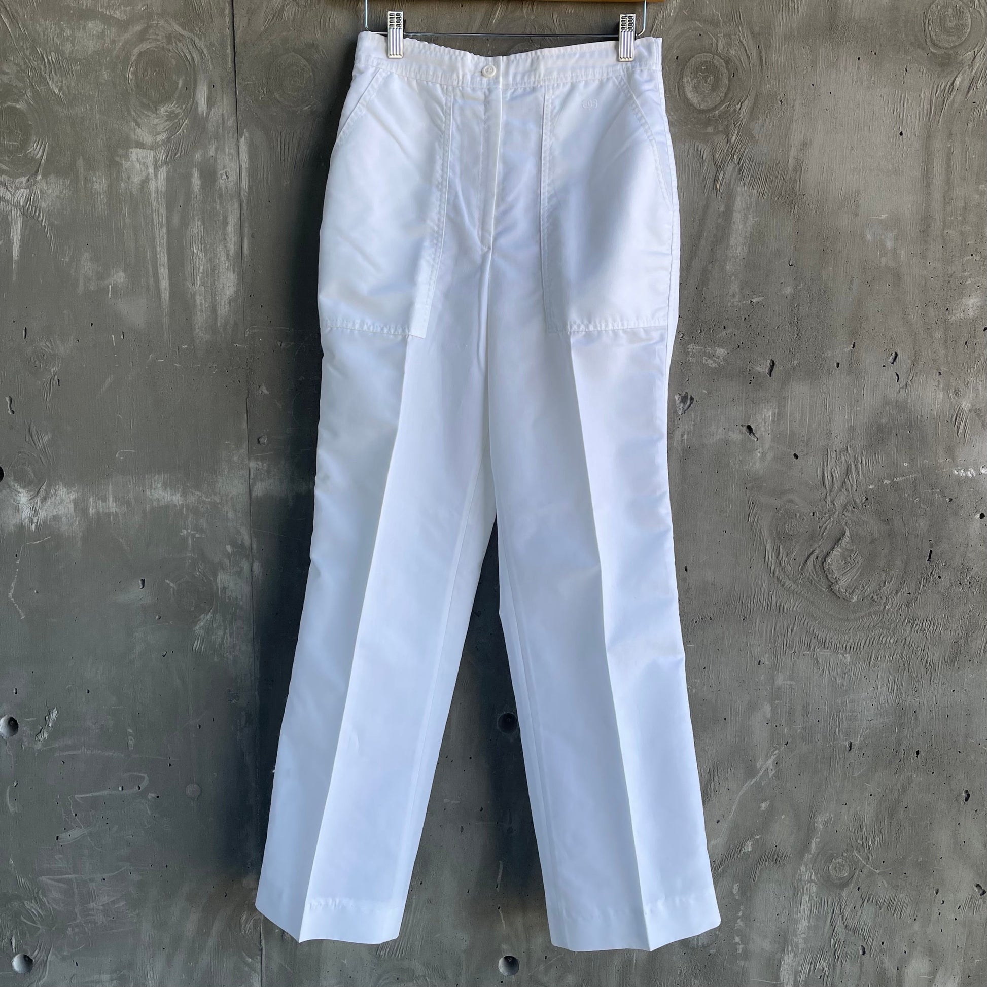 Vintage Givenchy Sport Highwaisted Pants in White 70’s 80’s - SHOP EZRA