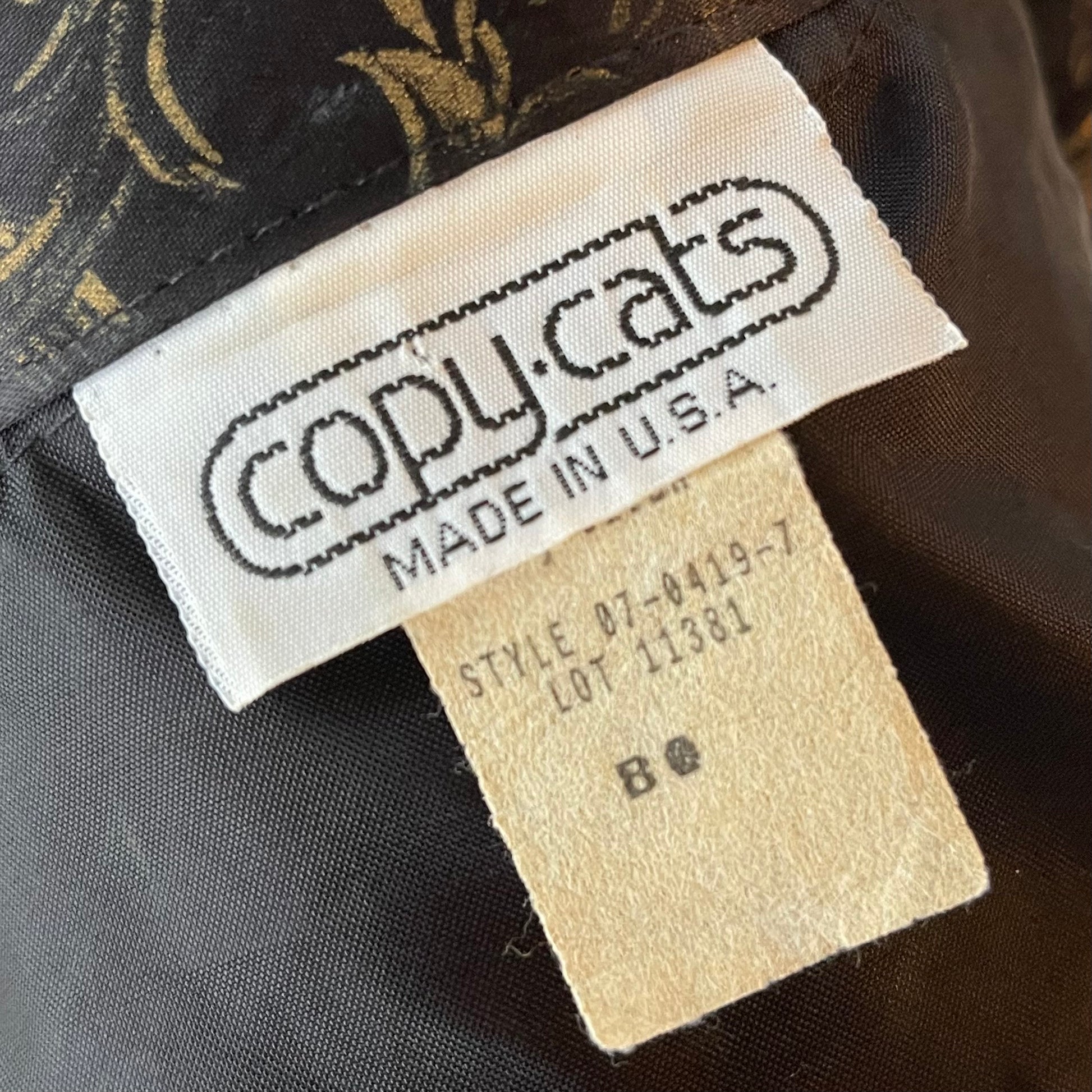 Vintage Satin Oversized Top by Copy Cats 80’s - SHOP EZRA