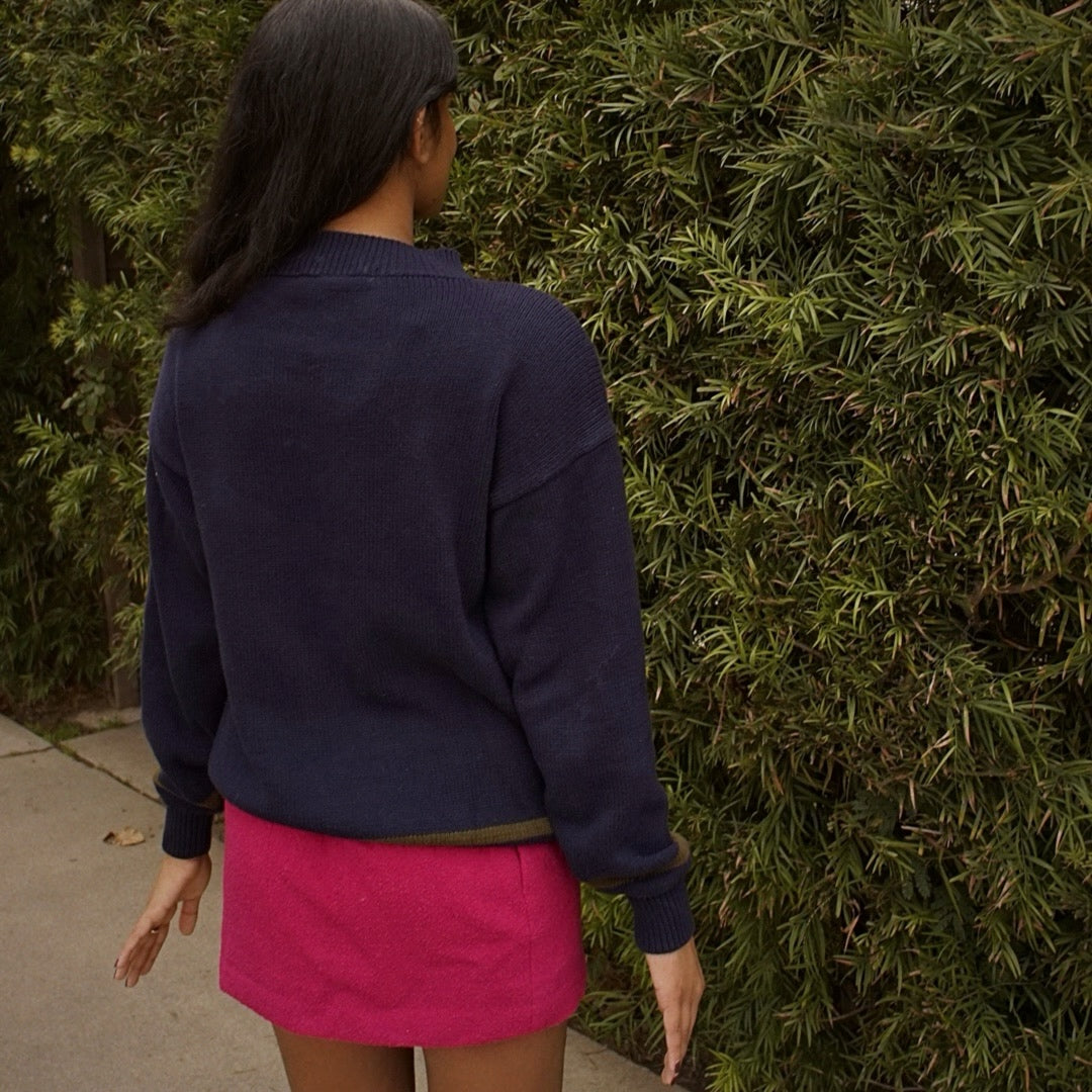 Vintage 80’s Izod Hand Knit Sweater - SHOP EZRA