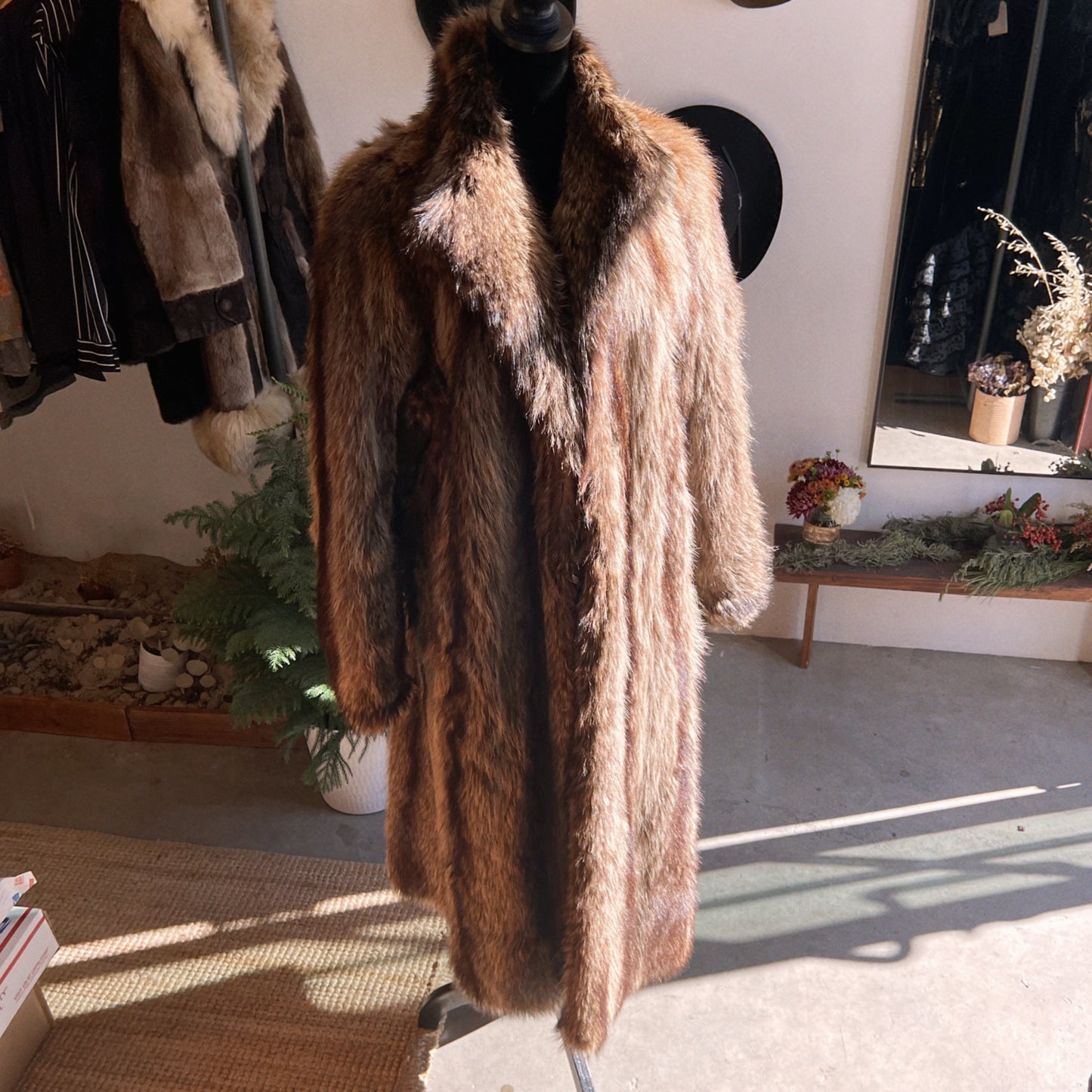 RESERVED / Vintage Givenchy Haute Fourrures Raccoon Fur Coat