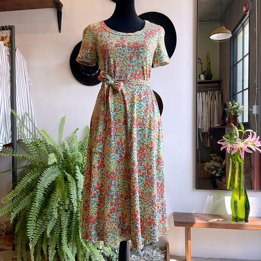 Vintage Italian Magnin by Diane Von Furstenberg Floral Dress