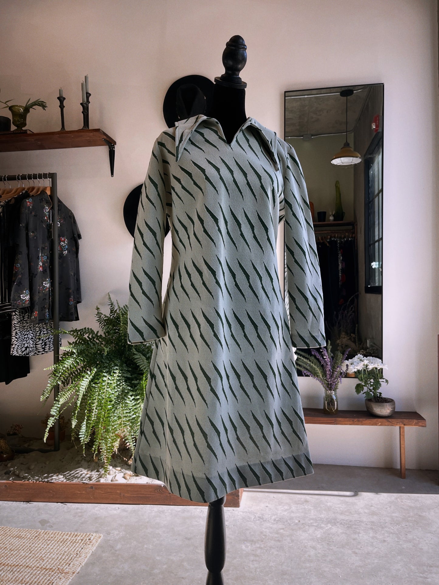 1960s Vintage Jerrie Lurie Knit Mod GoGo Dress