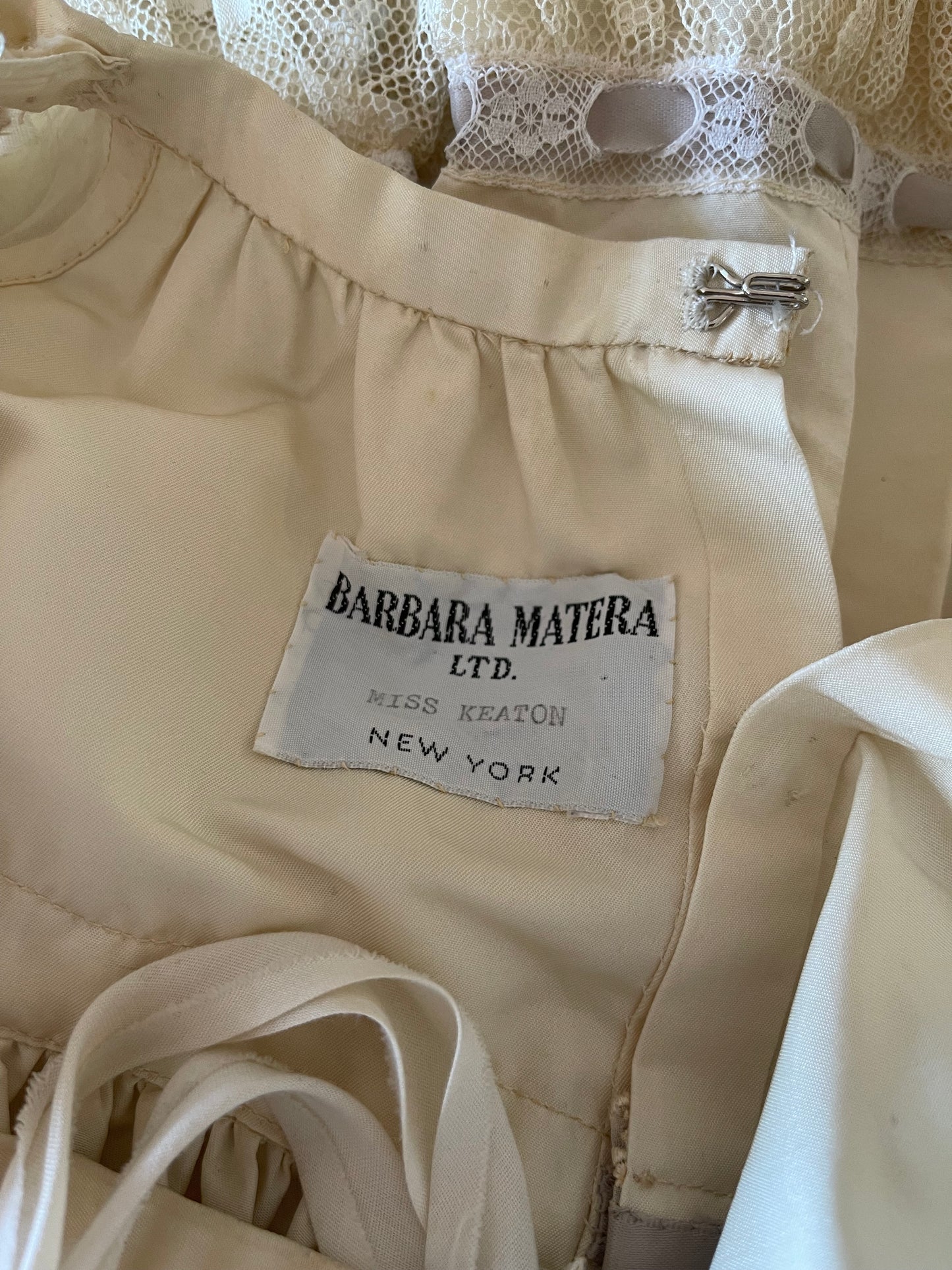 Screen Worn Vintage Petticoat Skirt with Train for Miss Diane Keaton by Wardrobe Designer Barbara Matera