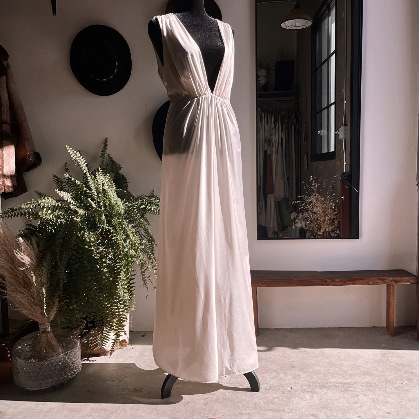 Vintage Vanity Fair Plunging Slip Dress