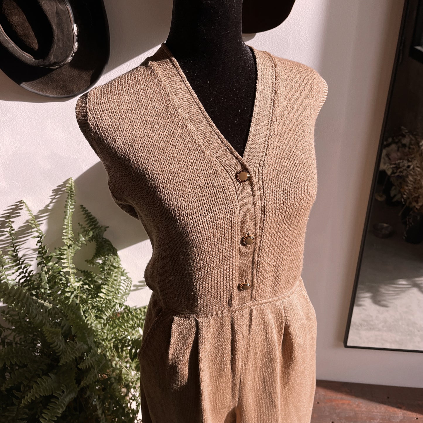 1970s Vintage Saks St. John Knit Jumpsuit