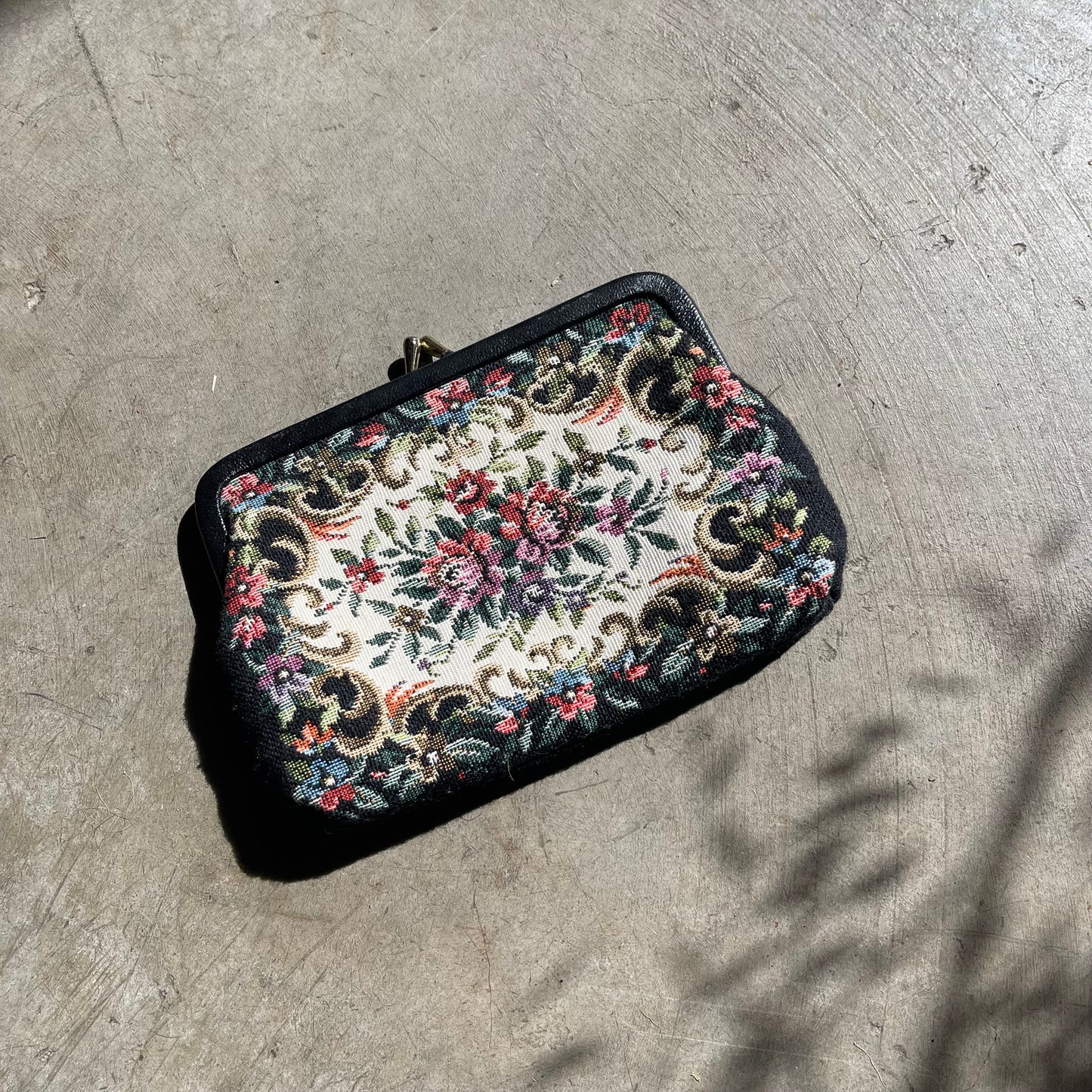 Vintage Tapestry Coin Purse