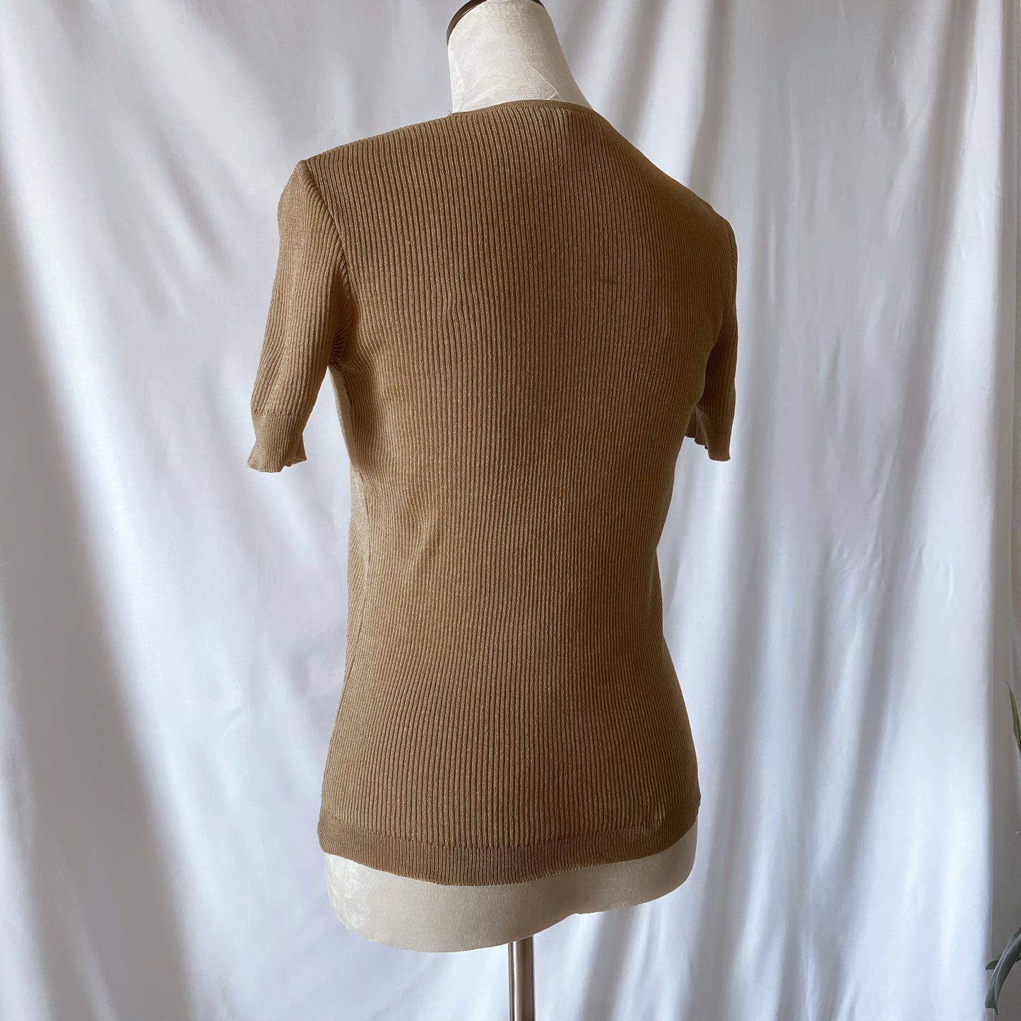 Vintage Yves Saint Laurent Ribbed Knit Top