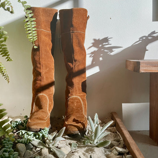 Vintage Miss Capezio Hippie Suede Boot 70’s