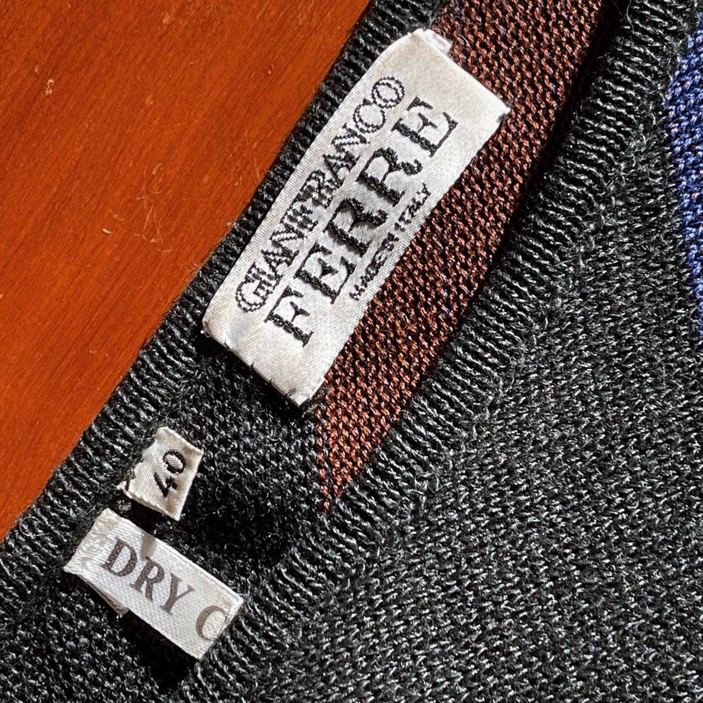 1980s Vintage Gianfranco Ferre Italian Patchwork Sweater