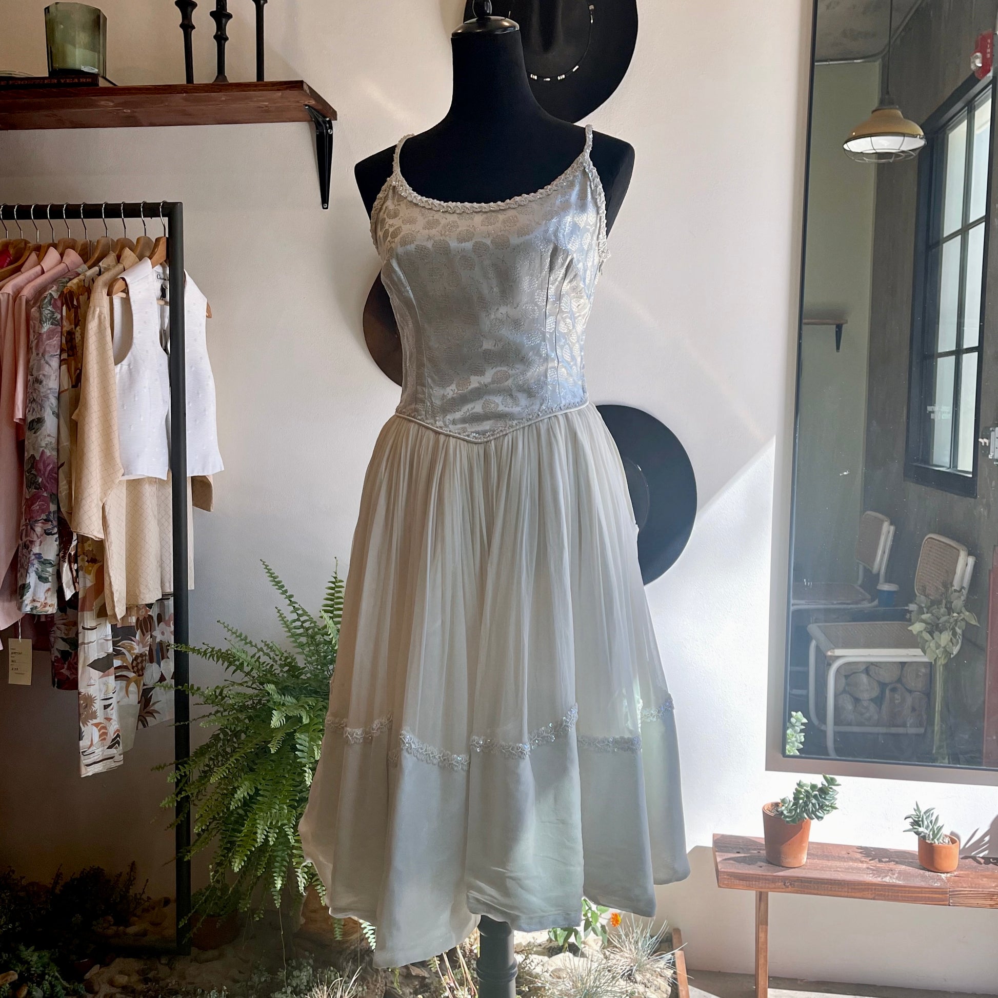 Vintage 50’s Silk Chiffon Dress - Your Vintage Neighbor