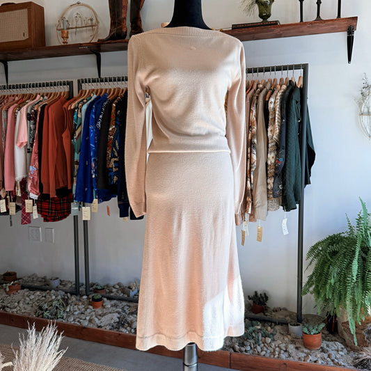 Vintage Givenchy Knit Dress Minimalist 70’s