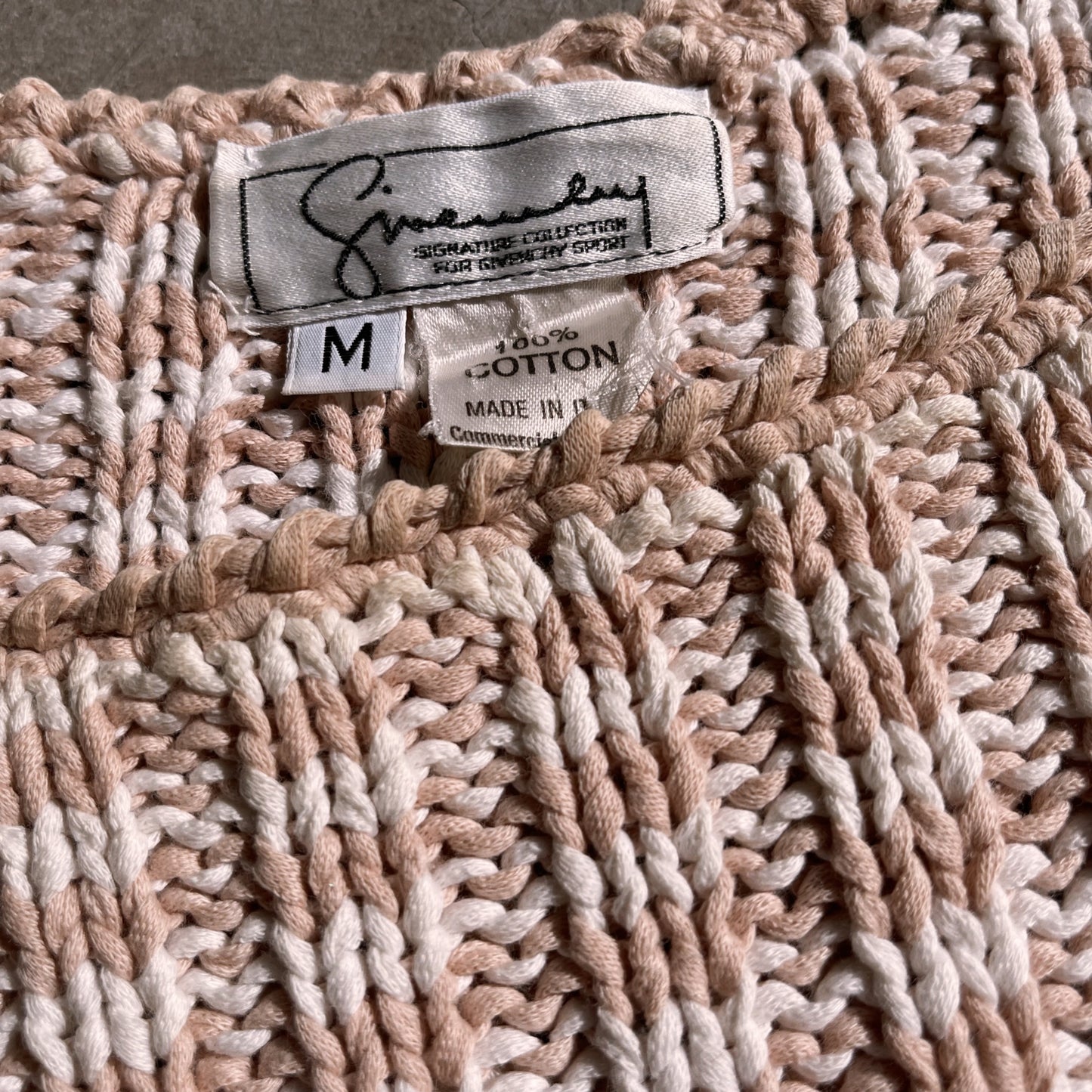 1970s Vintage Givenchy Cotton Knit Top