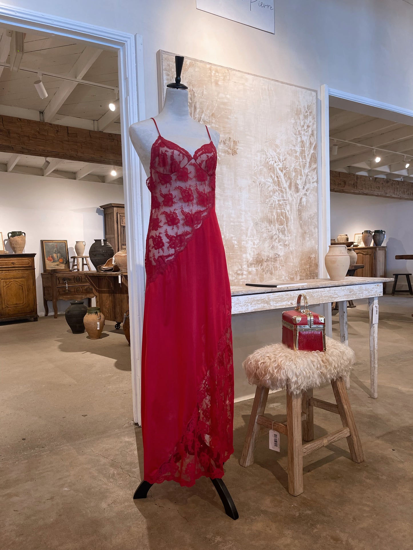 Vintage Bob Mackie Lace Slip Dress