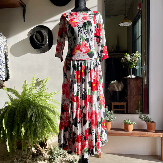Vintage 80’s Debora Kuchme Floral Dress