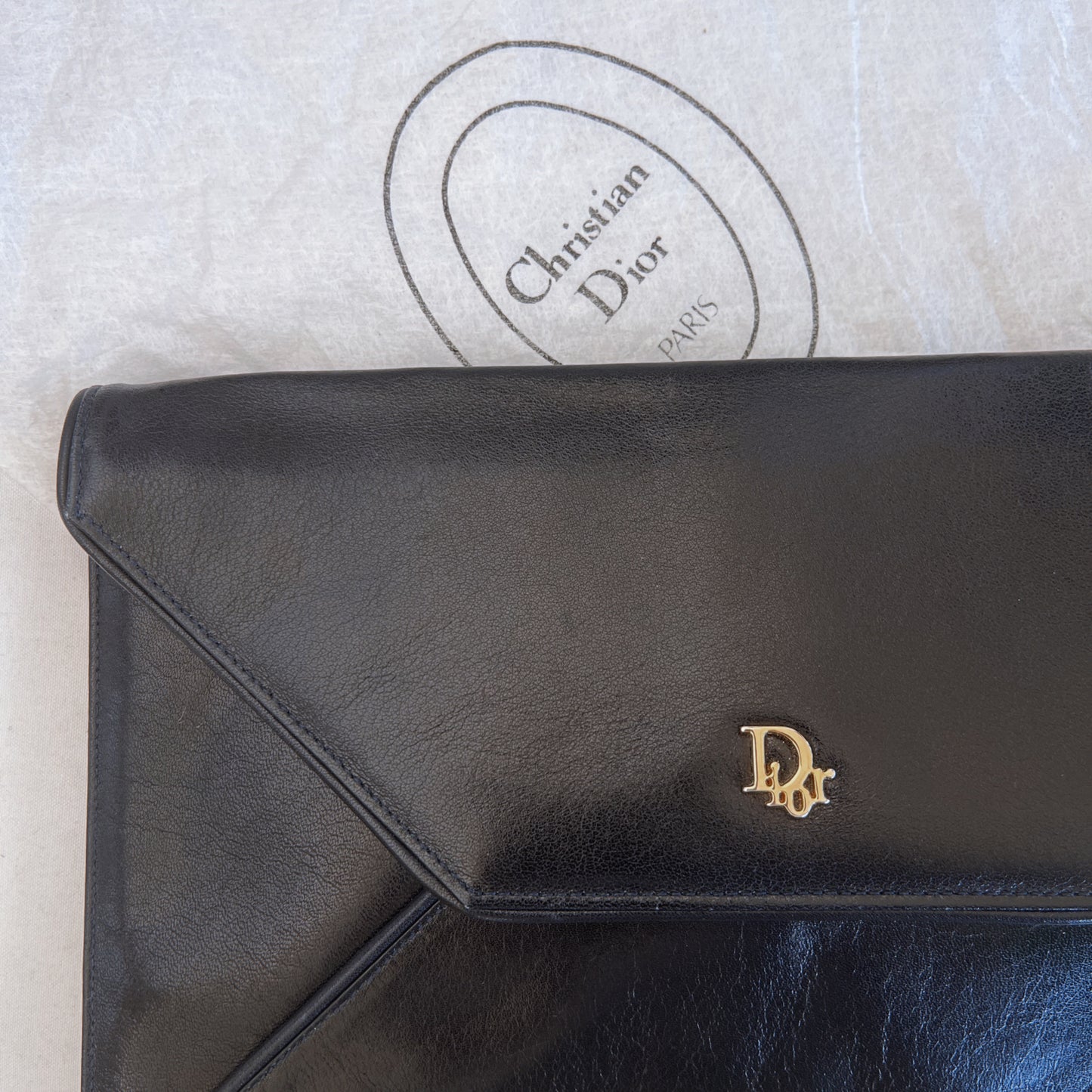 Vintage Christian Dior Envelope Clutch
