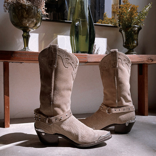 Vintage Miss Capezio Suede Western Boot