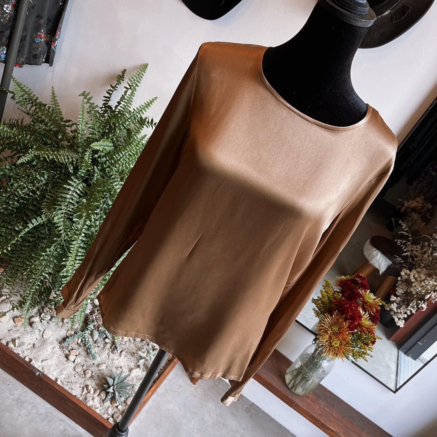 1980s Vintage Yves Saint Laurent Silk Blouse