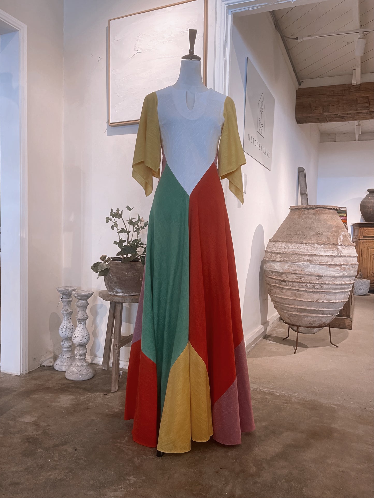 Vintage Hippie Maxi Dress