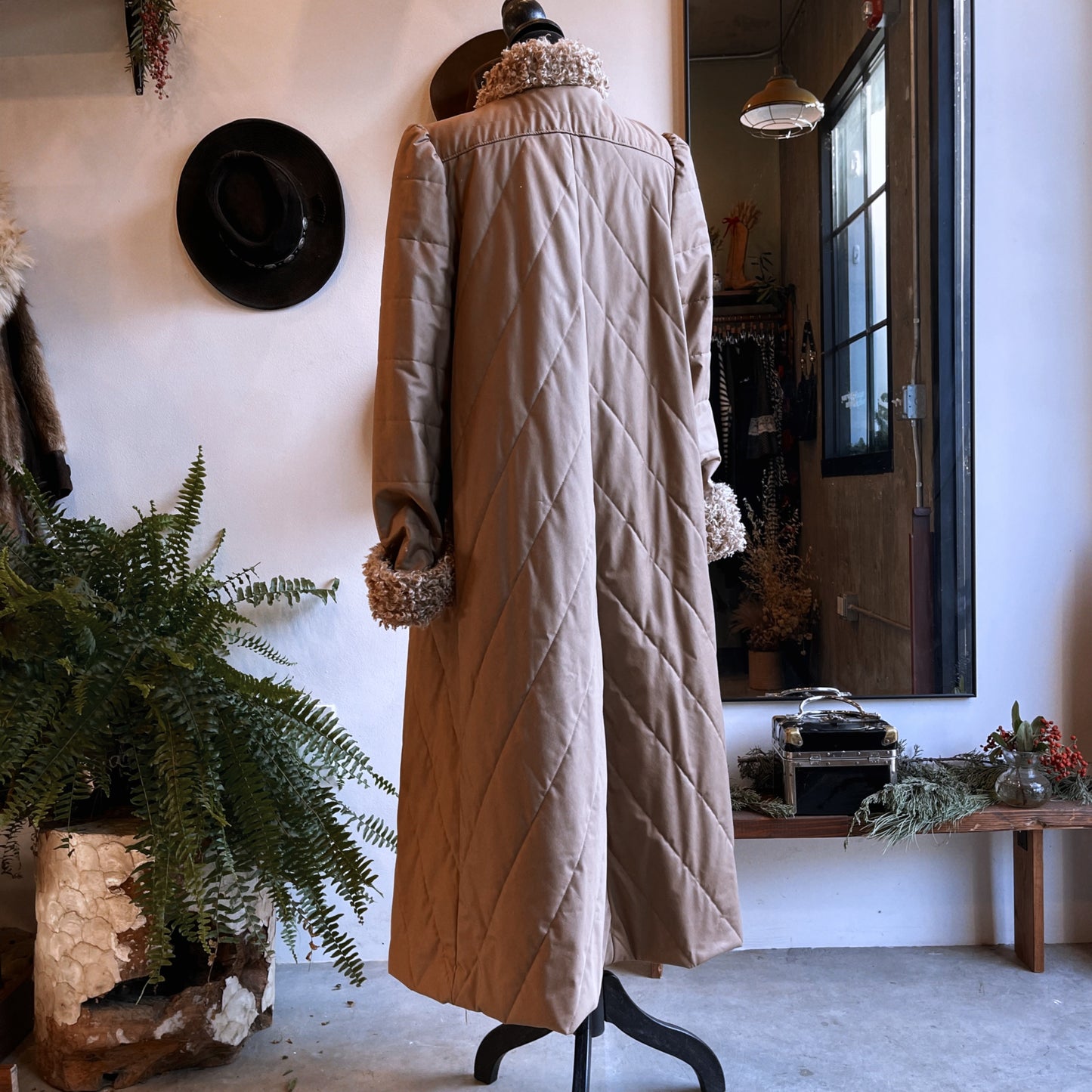 1960s Vintage Tissavel France Quilted Jacket