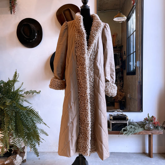 1960s Vintage Tissavel France Quilted Jacket