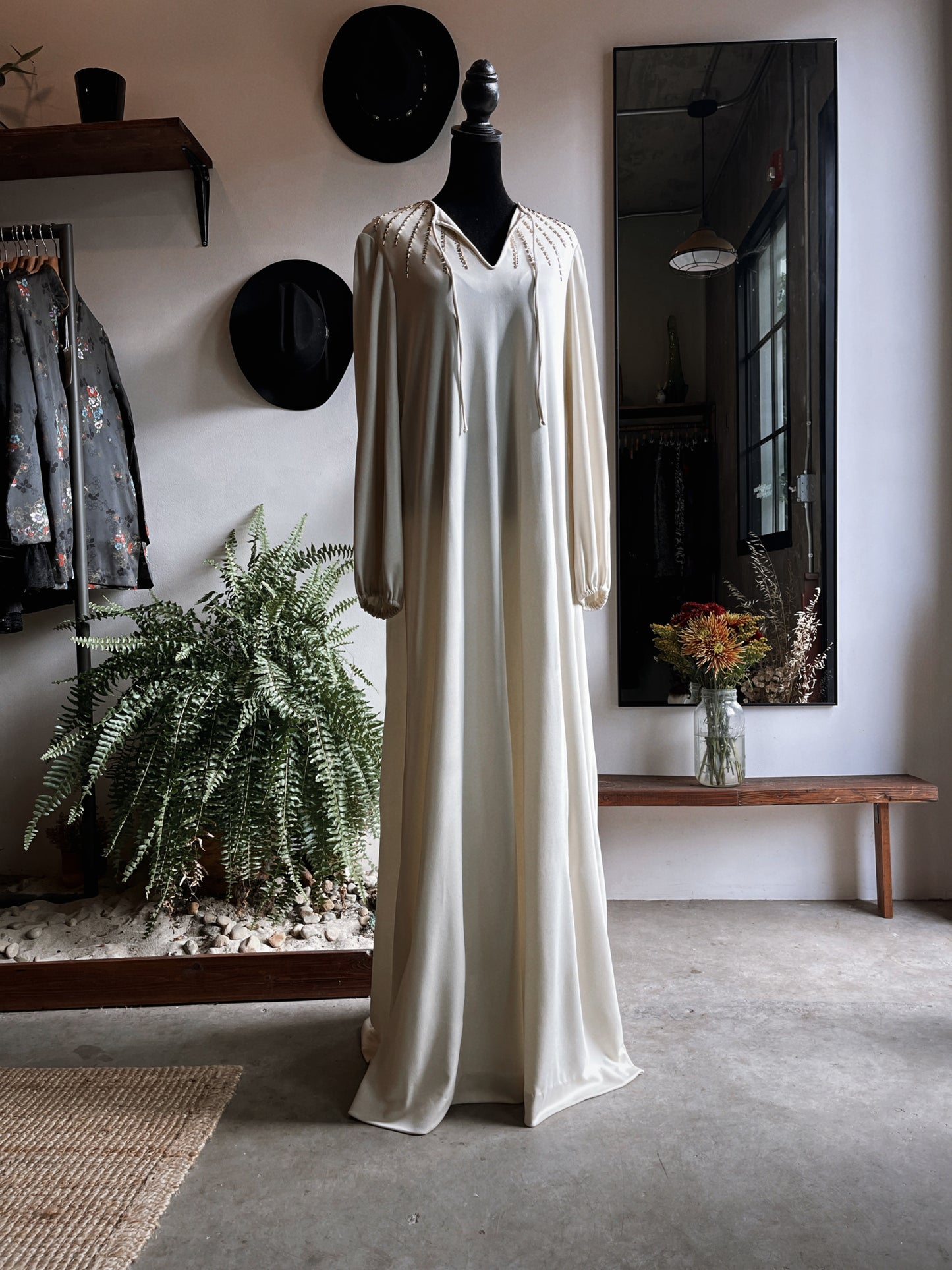 1970s Vintage Nat Kaplan Couture Knit Dress