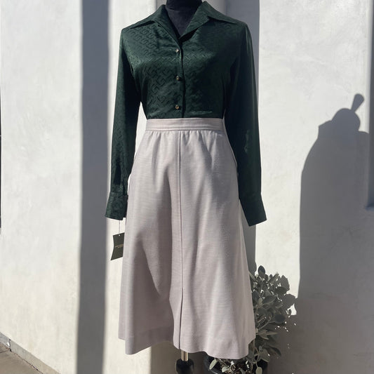 Vintage A Line Midi Skirt 70’s