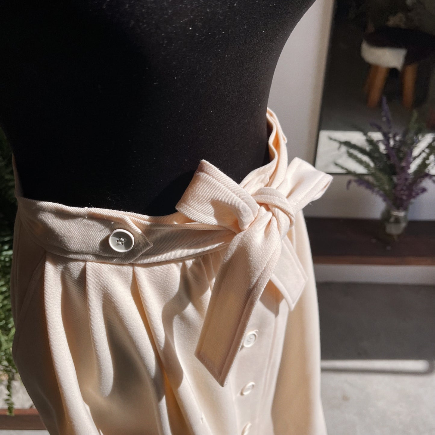 1970s Vintage Yves Saint Laurent Wool Skirt
