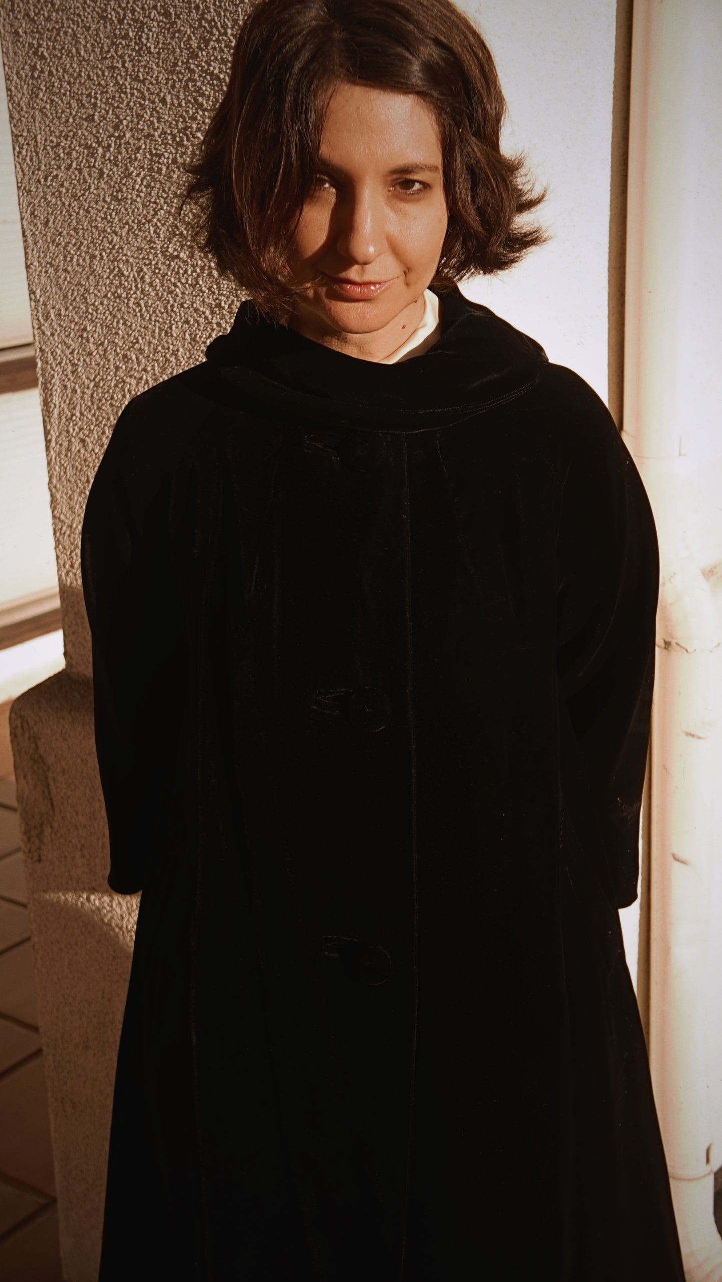 1960s Vintage Velvet Opera Coat