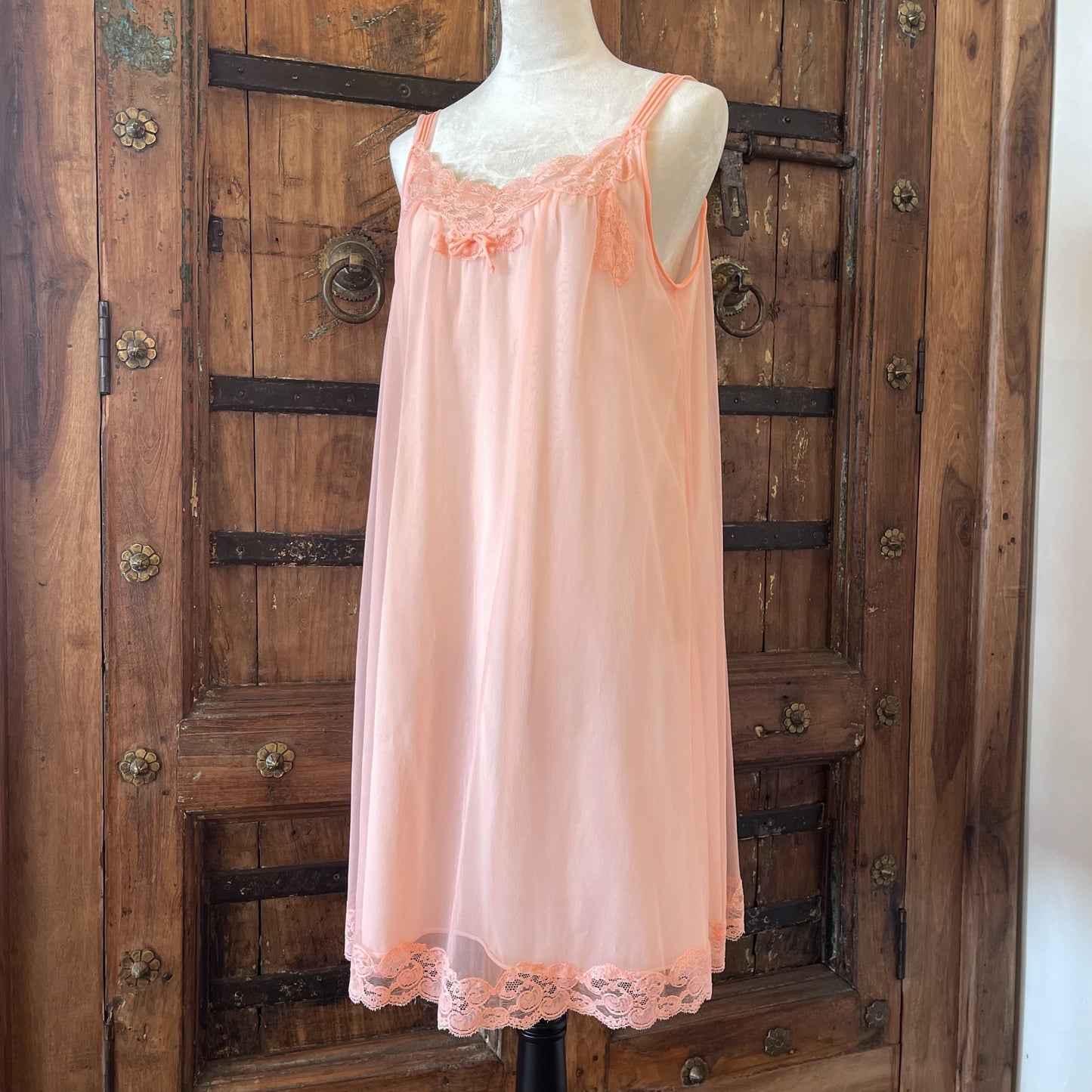 1960s Vintage Slip Bed Jacket Set