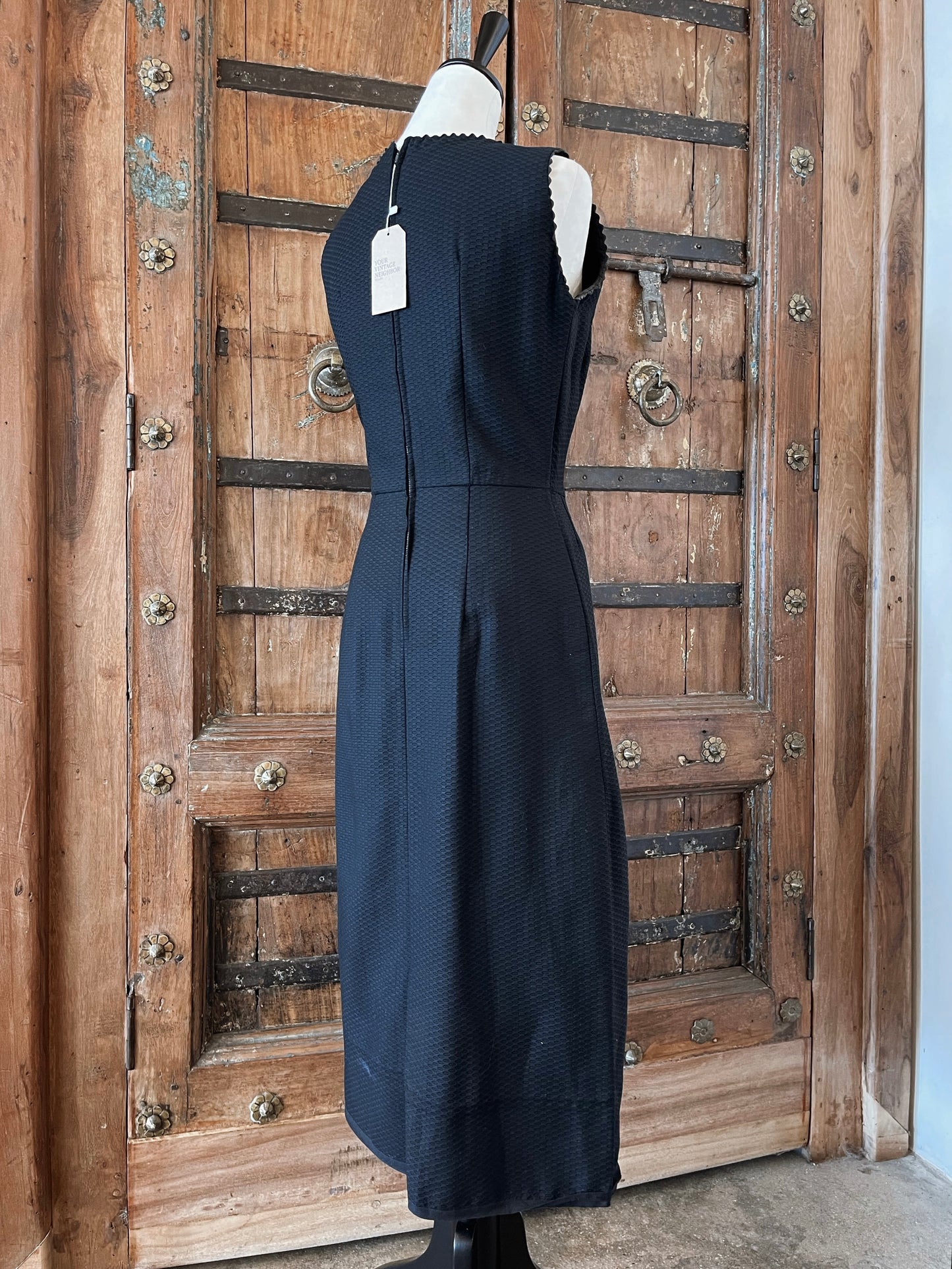 1950s Vintage Lanz Original Black Dress