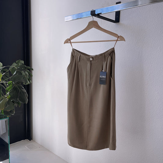 Vintage 80’s Liz Claiborne Skirt in Tan - SHOP EZRA
