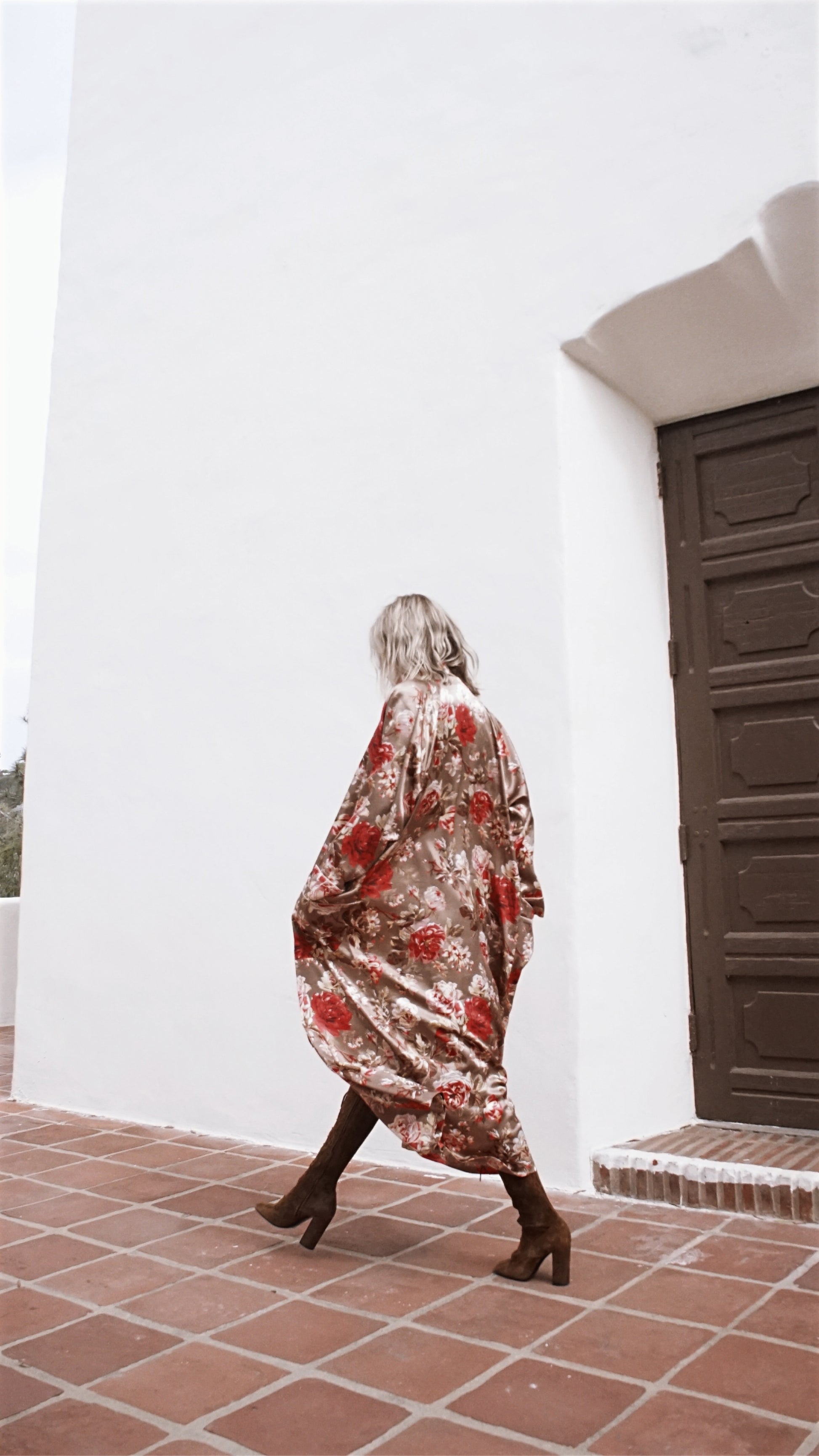 Vintage 80’s Christian Dior Floral Robe Kimono - SHOP EZRA