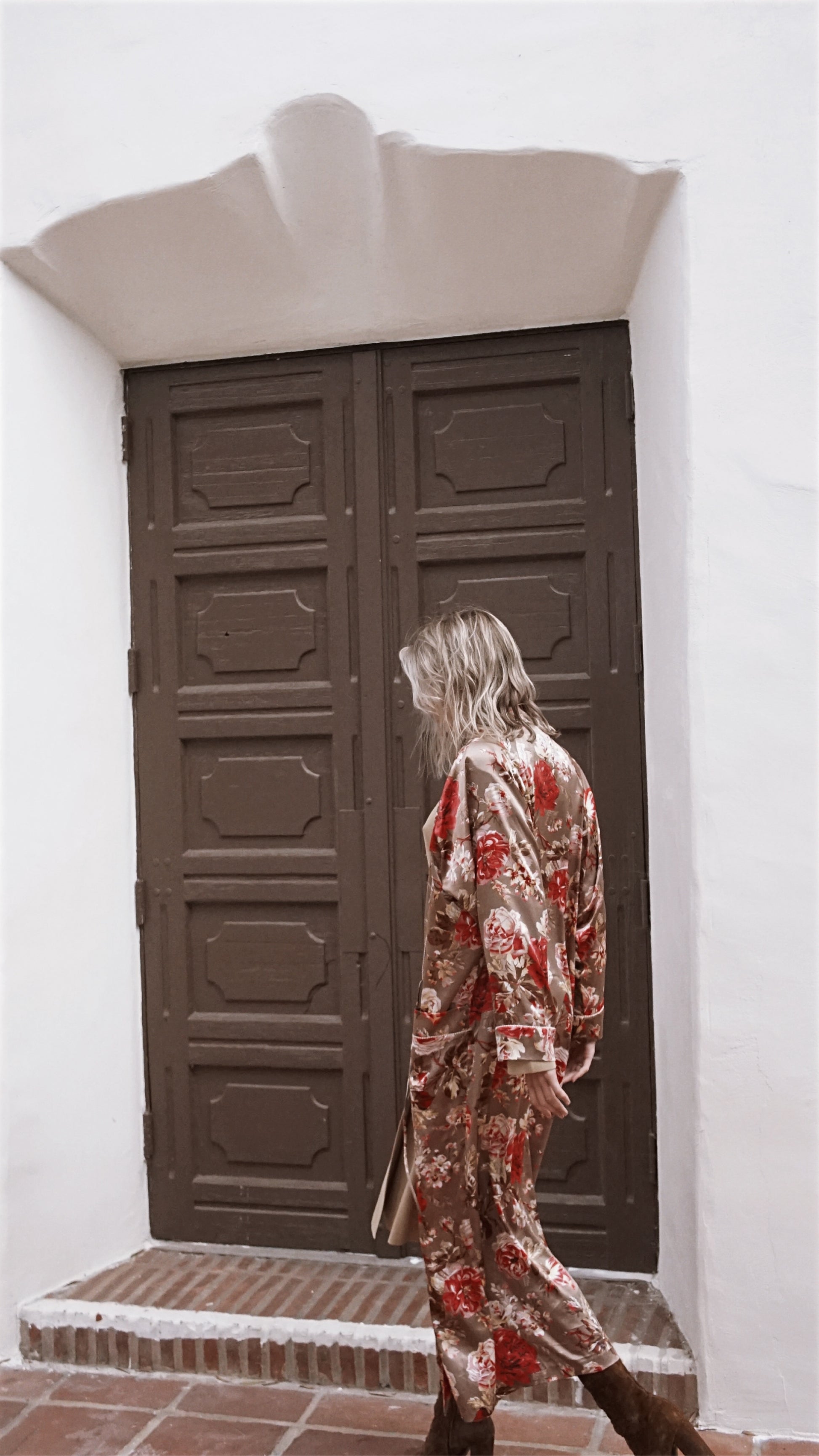 Vintage 80’s Christian Dior Floral Robe Kimono - SHOP EZRA