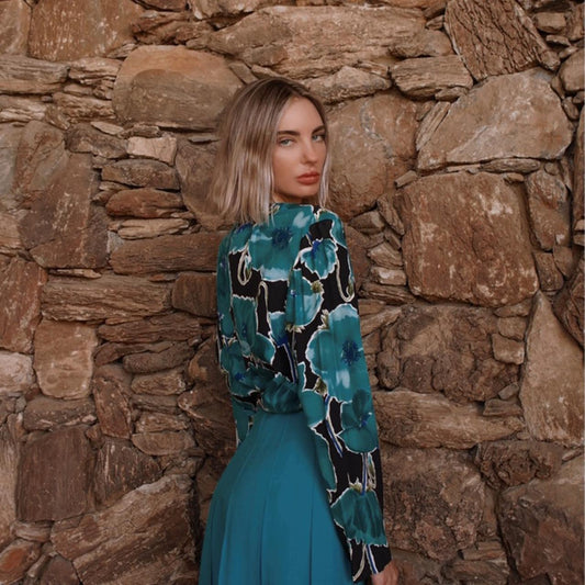 Vintage 70’s Floral Top by California Girl - SHOP EZRA