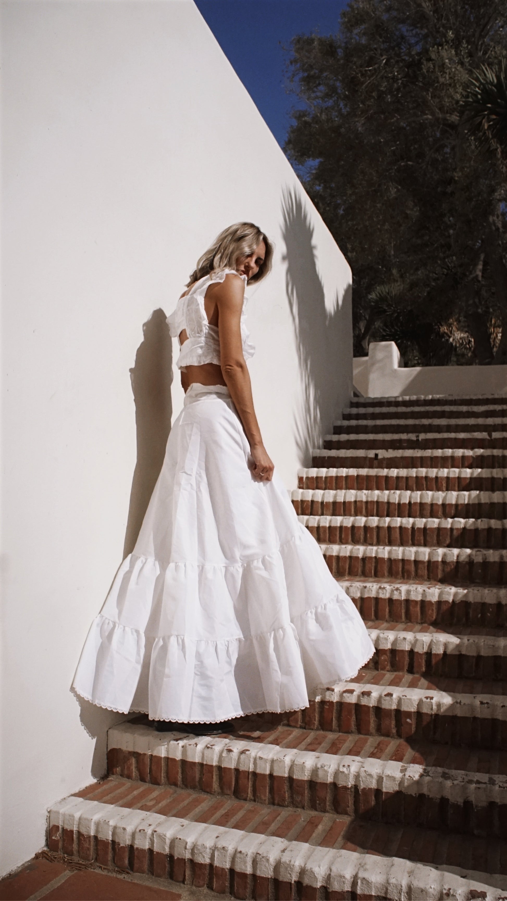 Vintage Full Circle Fairy Petticoat in White - SHOP EZRA