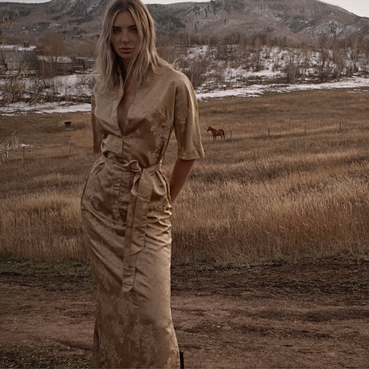 Antique Cheongsam Dress by Oriental Arts - SHOP EZRA