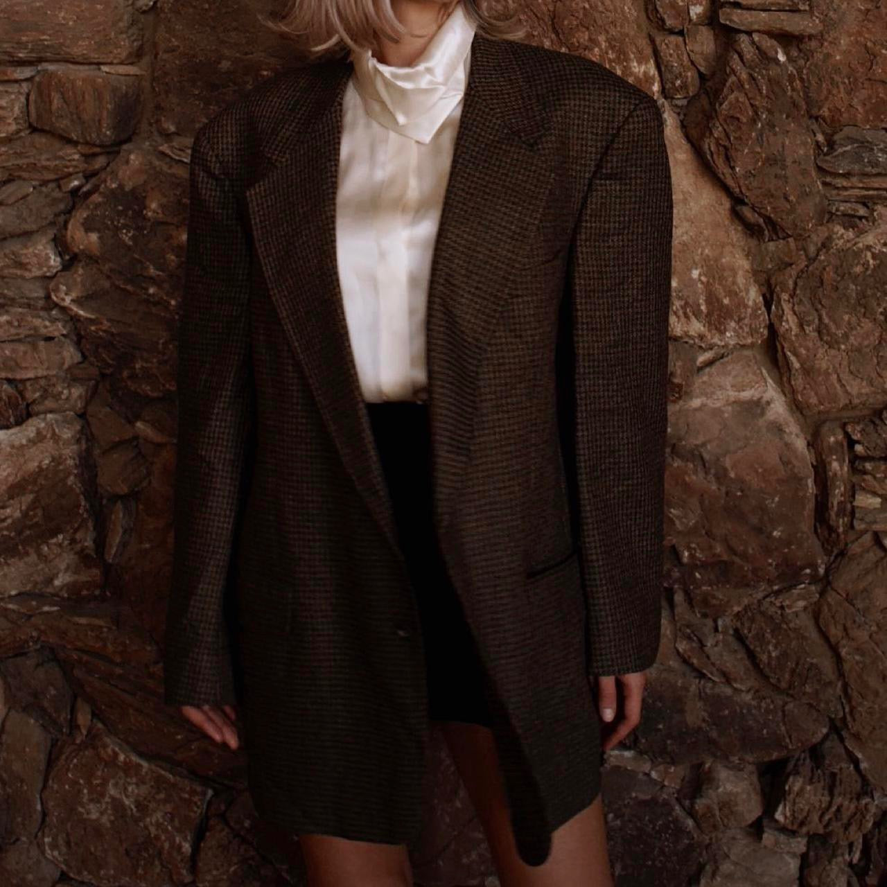 Vintage 70’s Oversized Wool Blazer - SHOP EZRA