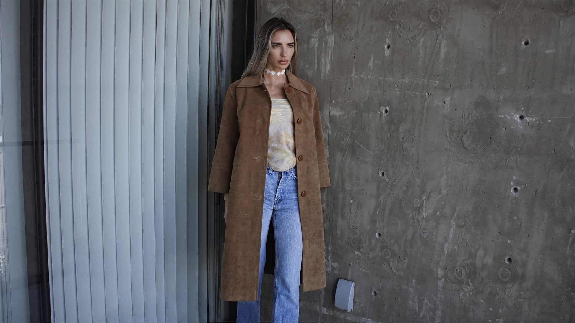 Vintage Pierre Balmain Ultra Suede Jacket 80’s in Brown - SHOP EZRA