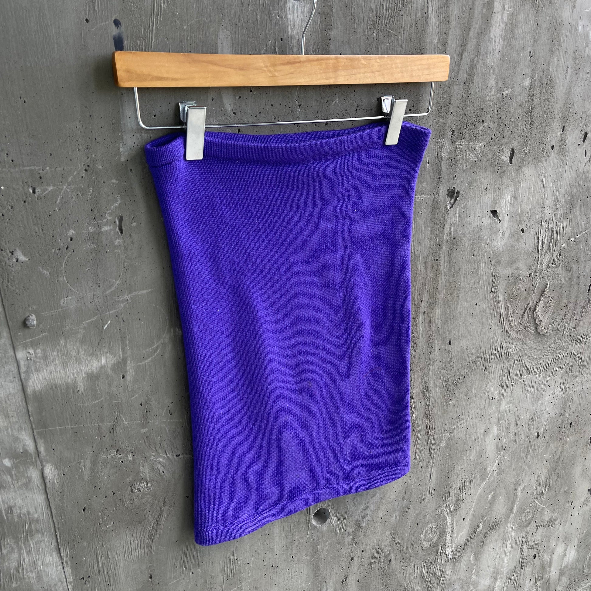 Vintage 90’s Knit Tube Top in Purple - SHOP EZRA