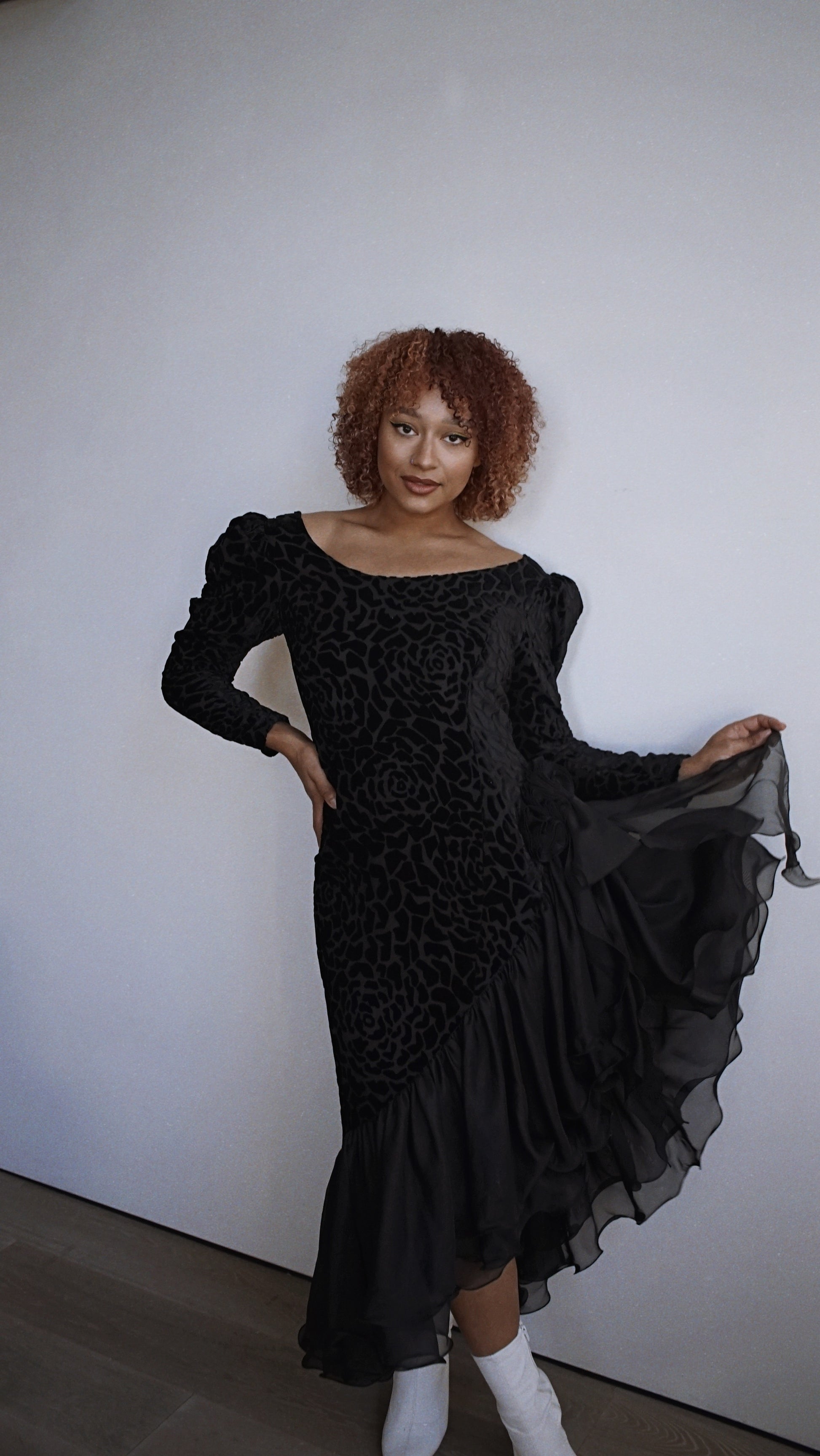 Vintage 80’s Frank Usher Dress - SHOP EZRA