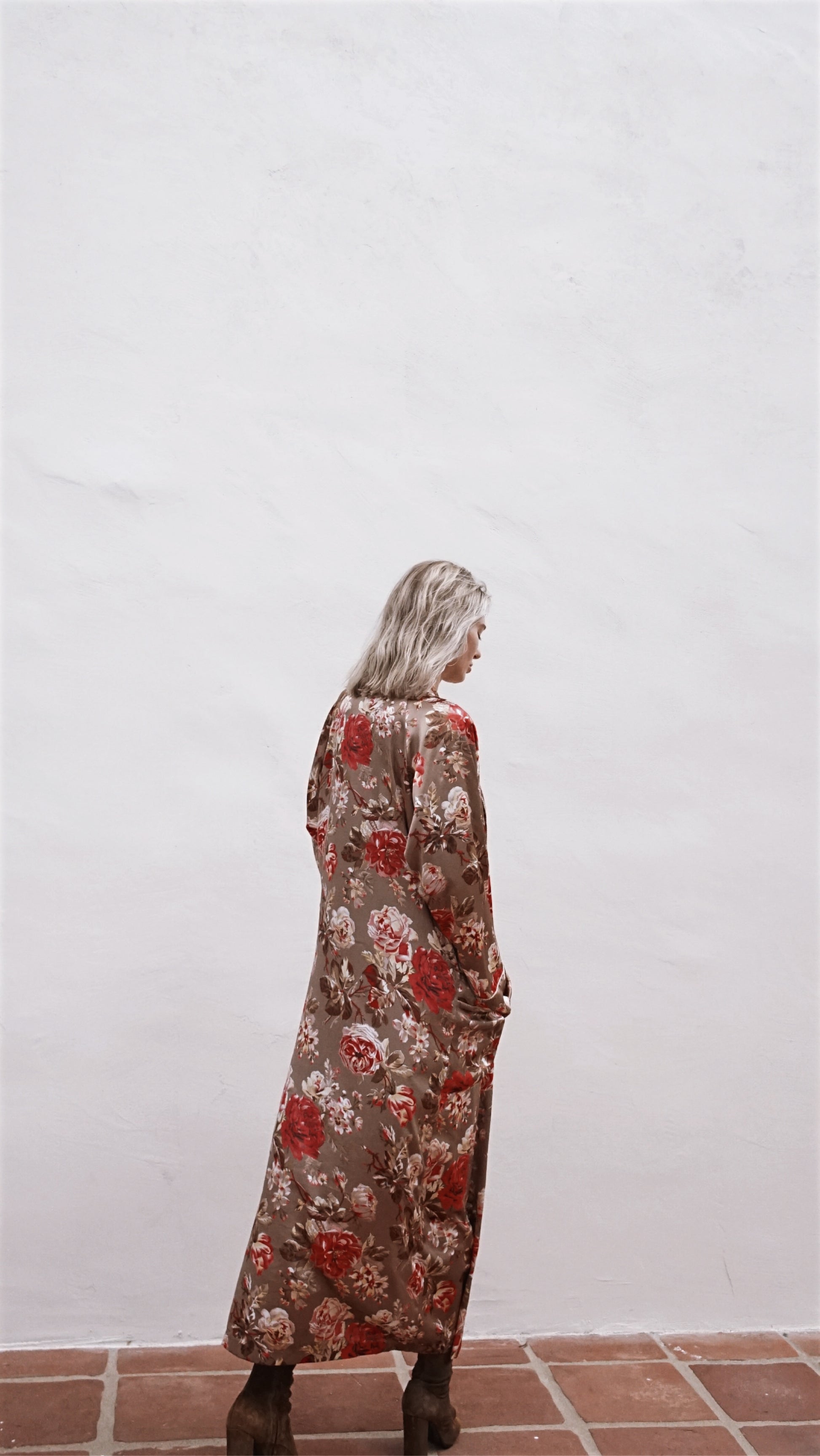 Vintage 80’s Christian Dior Floral Robe Kimono - SHOP EZRA