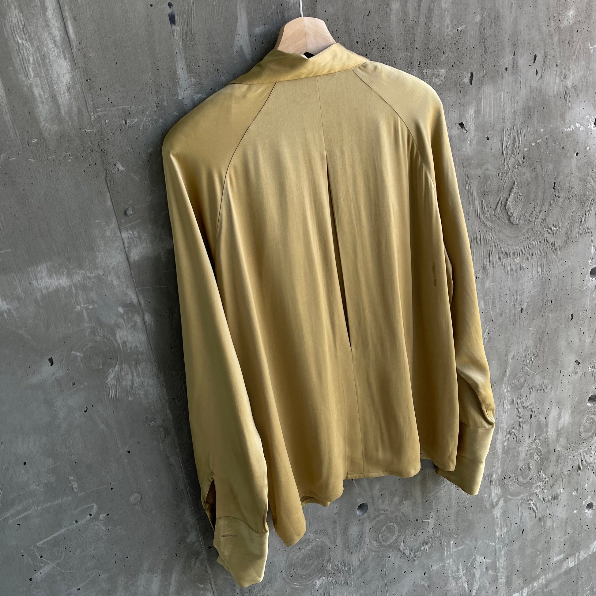 Vintage 90’s Silk Blouse by Classiques in Gold - SHOP EZRA