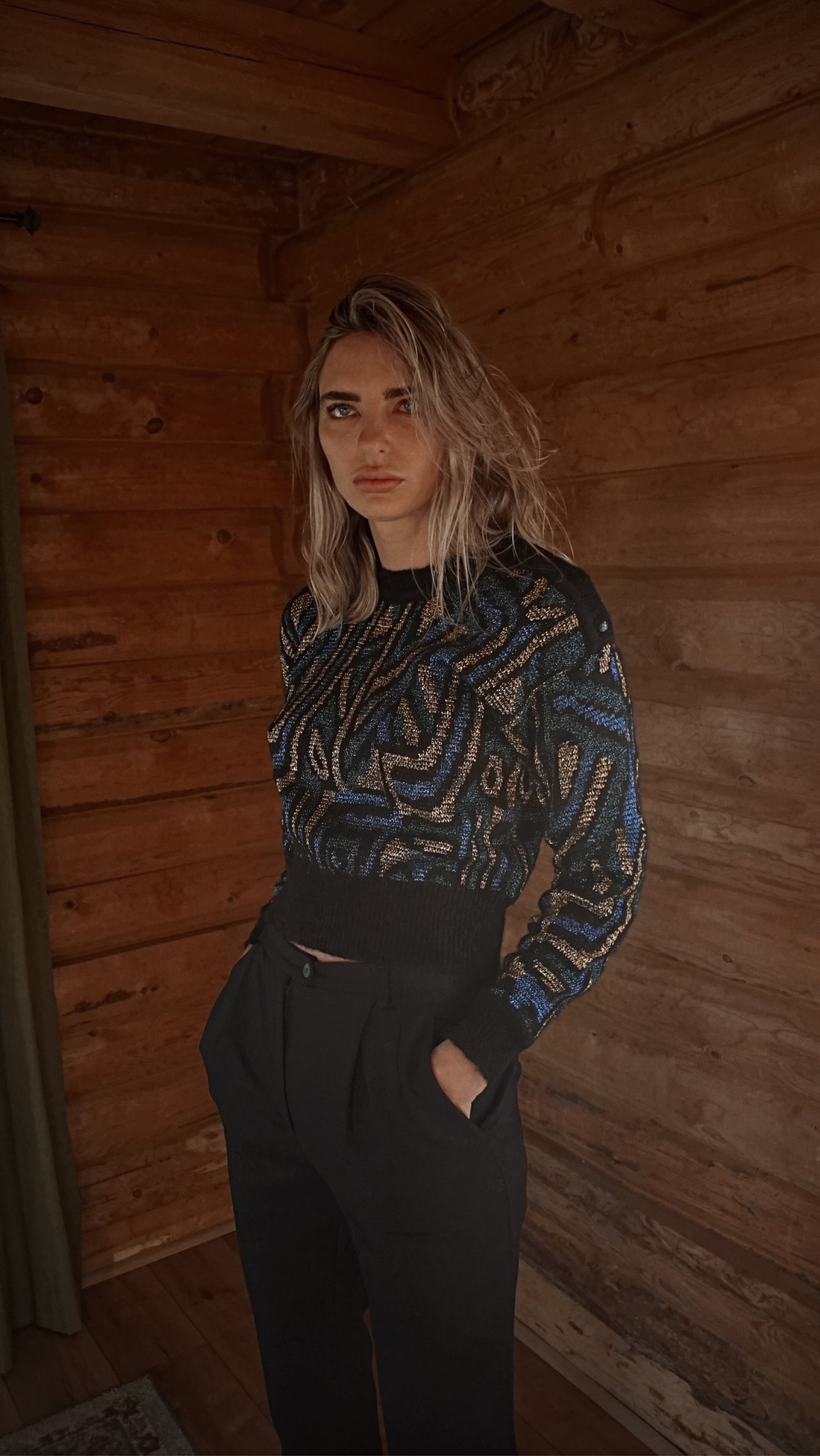 Vintage Christian Dior Wool Knit Sweater 80’s - SHOP EZRA
