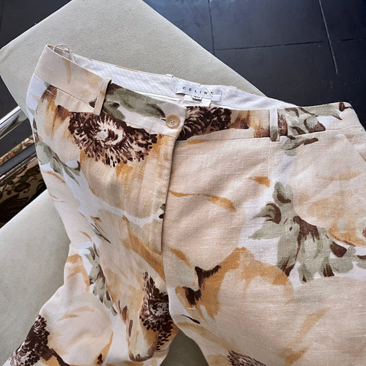 Vintage Celine Sunfower  Shorts - SHOP EZRA