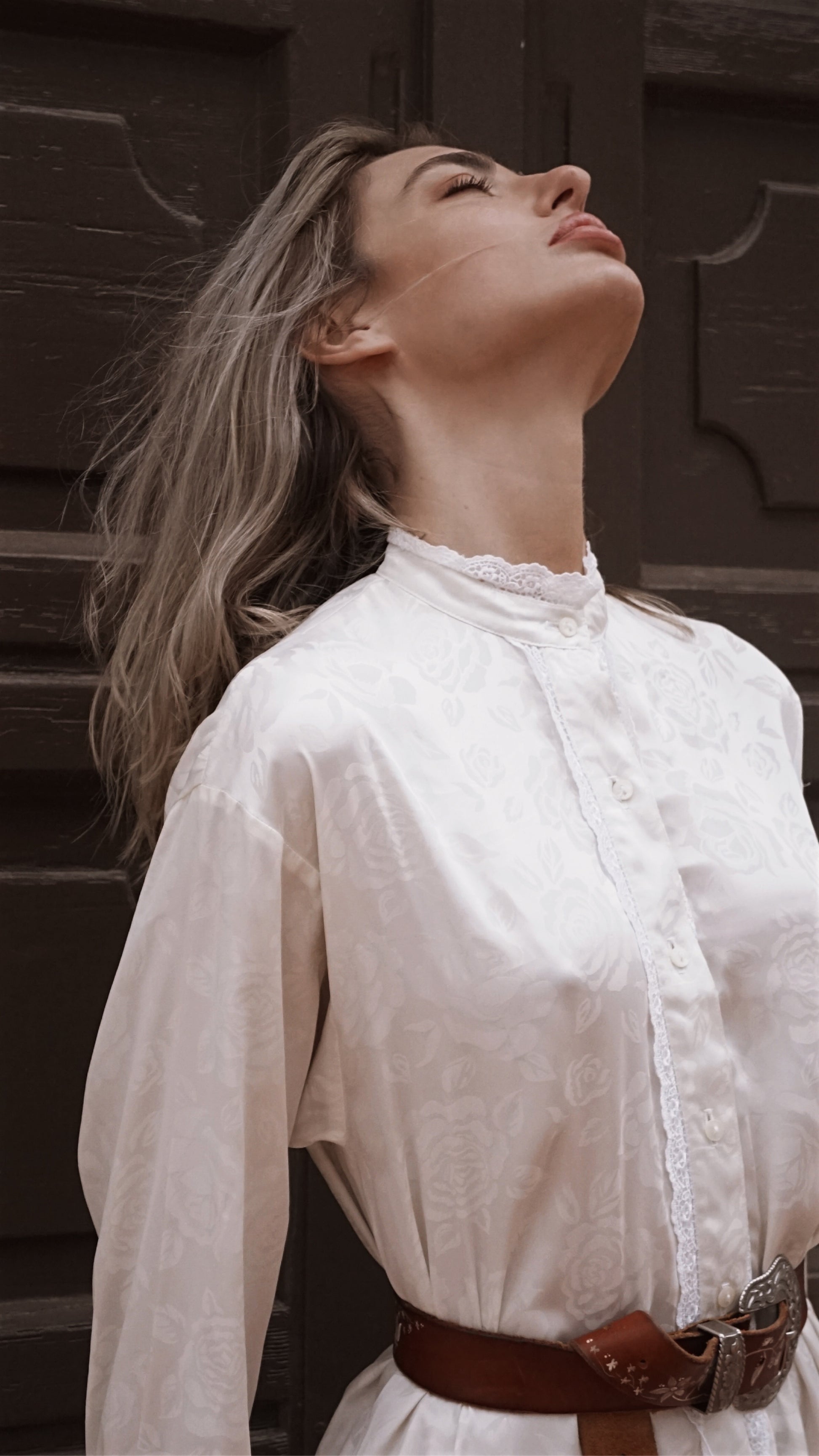 Vintage 80’s Christian Dior Mini Dress in Ivory - SHOP EZRA