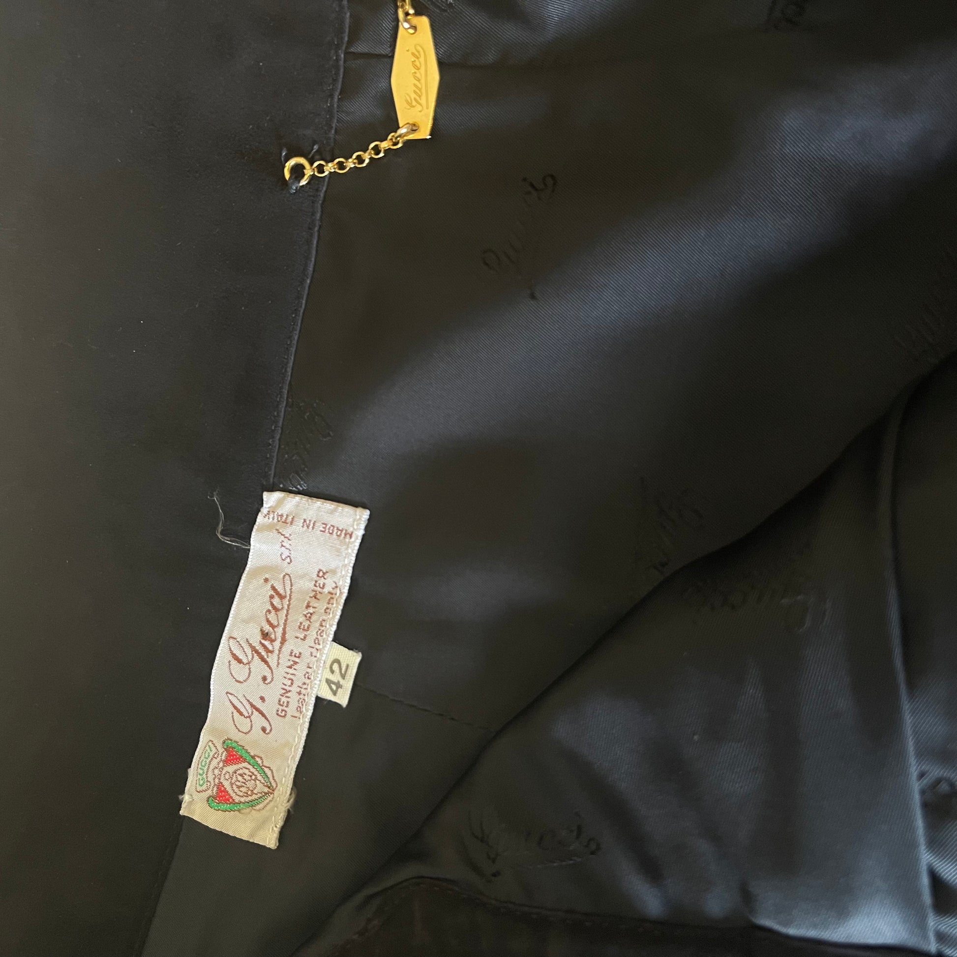 Vintage Gucci Suede Pencil Skirt - SHOP EZRA