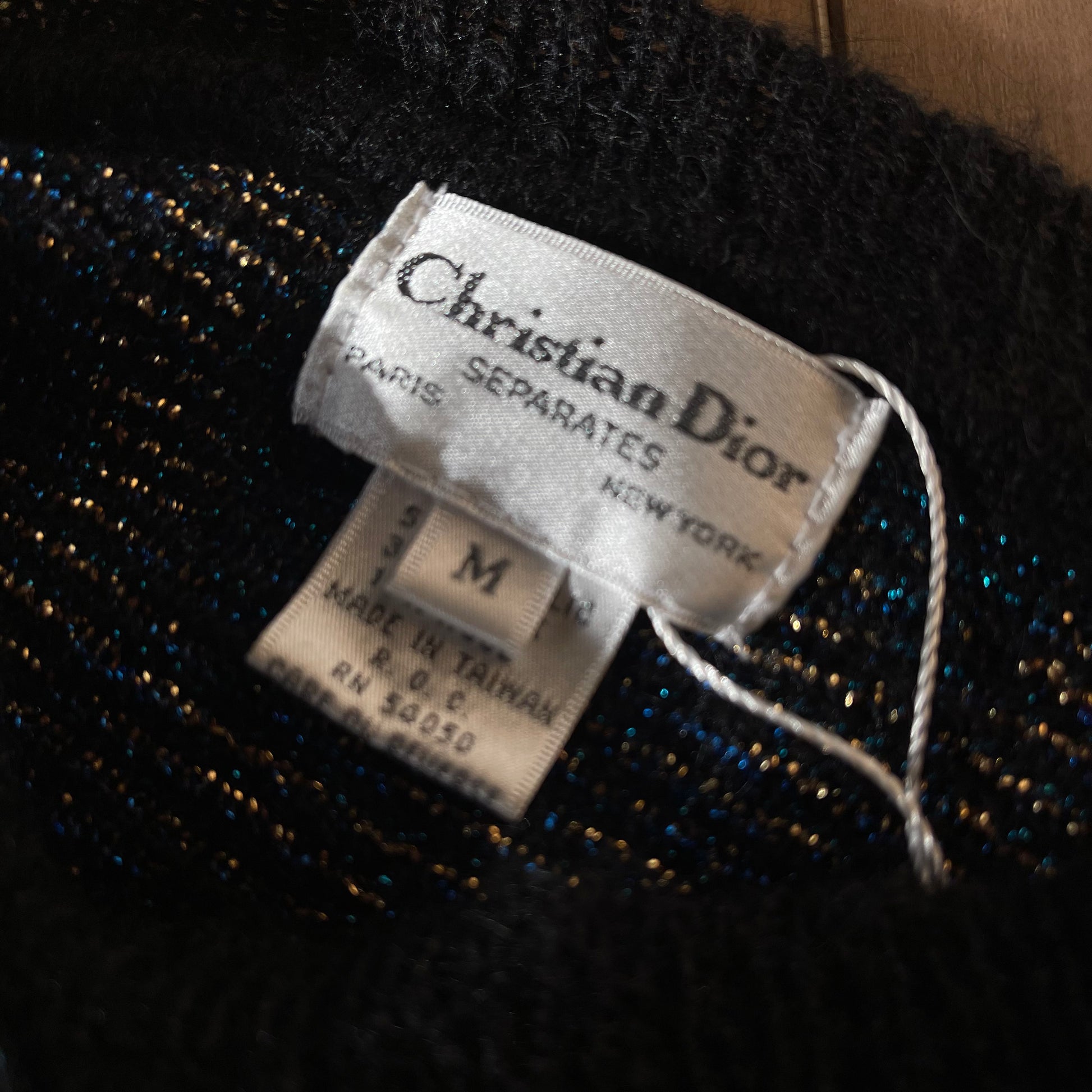 Vintage Christian Dior Wool Knit Sweater 80’s - SHOP EZRA