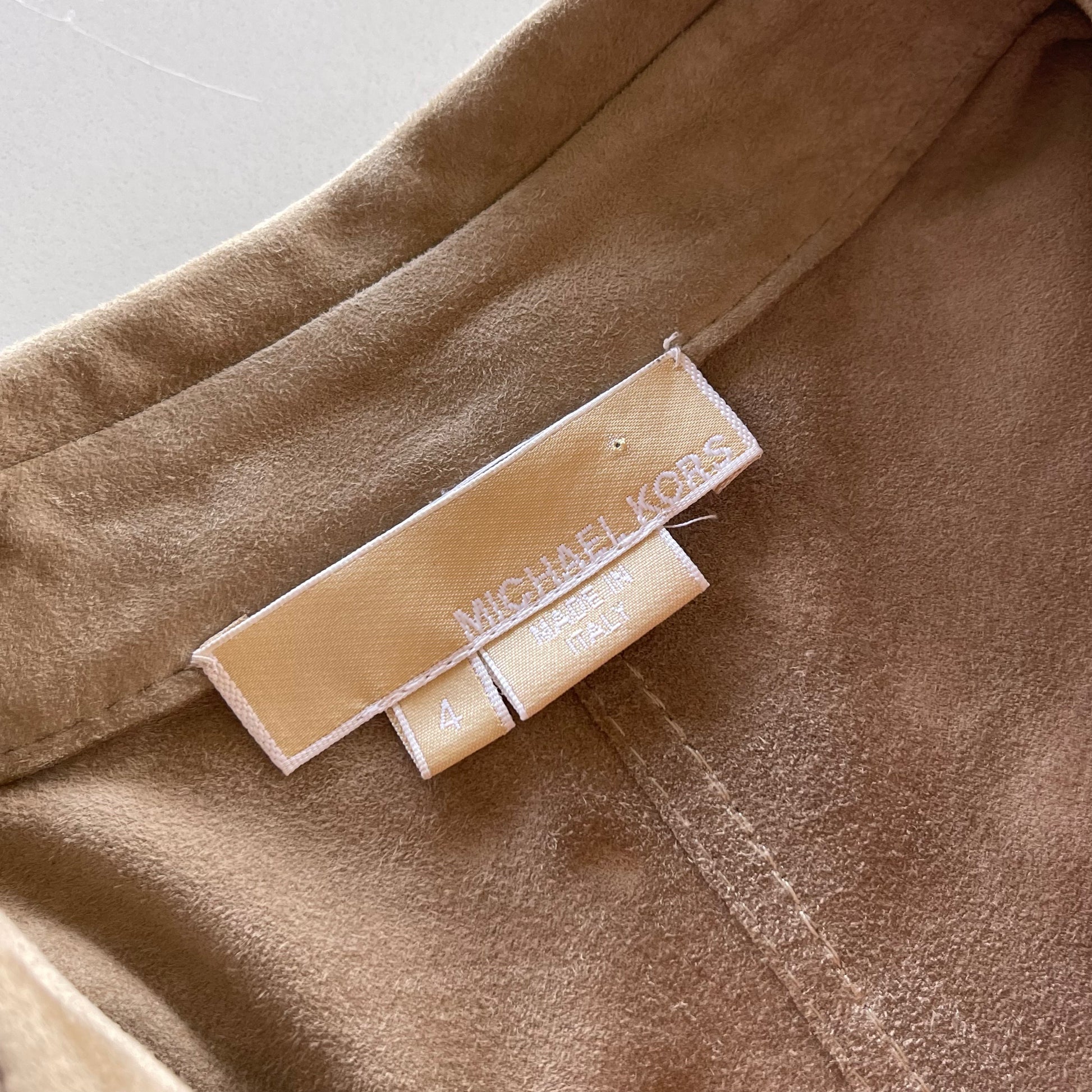 Vintage Y2K Michael Kors Suede Jacket - SHOP EZRA