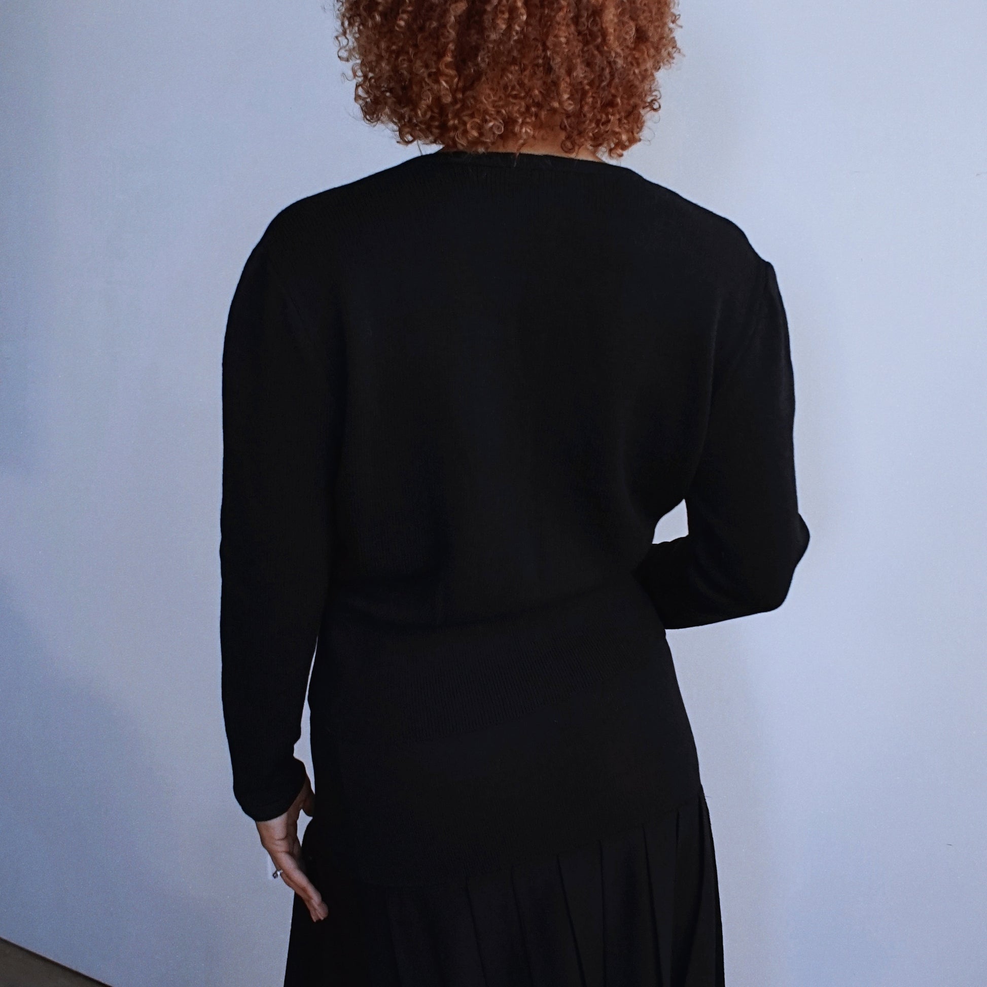 Vintage St. John Knit Black Sweater - SHOP EZRA